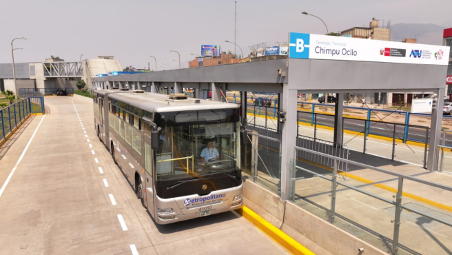 MTC: Terminal Chimpu Ocllo del Metropolitano inicia operaciones este 21 de diciembre