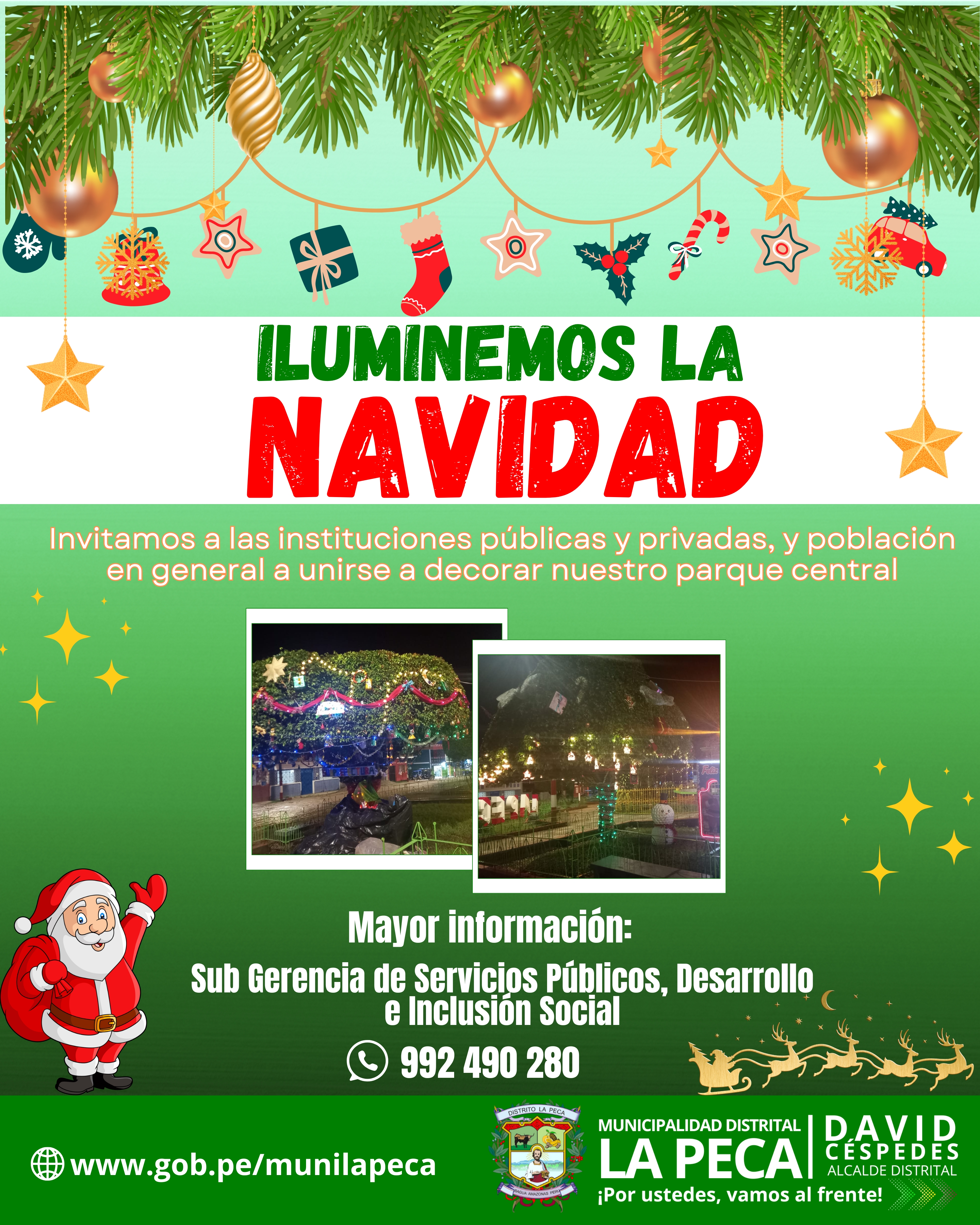 INVITACION DECORAR NAVIDAD