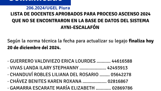 Comunicado