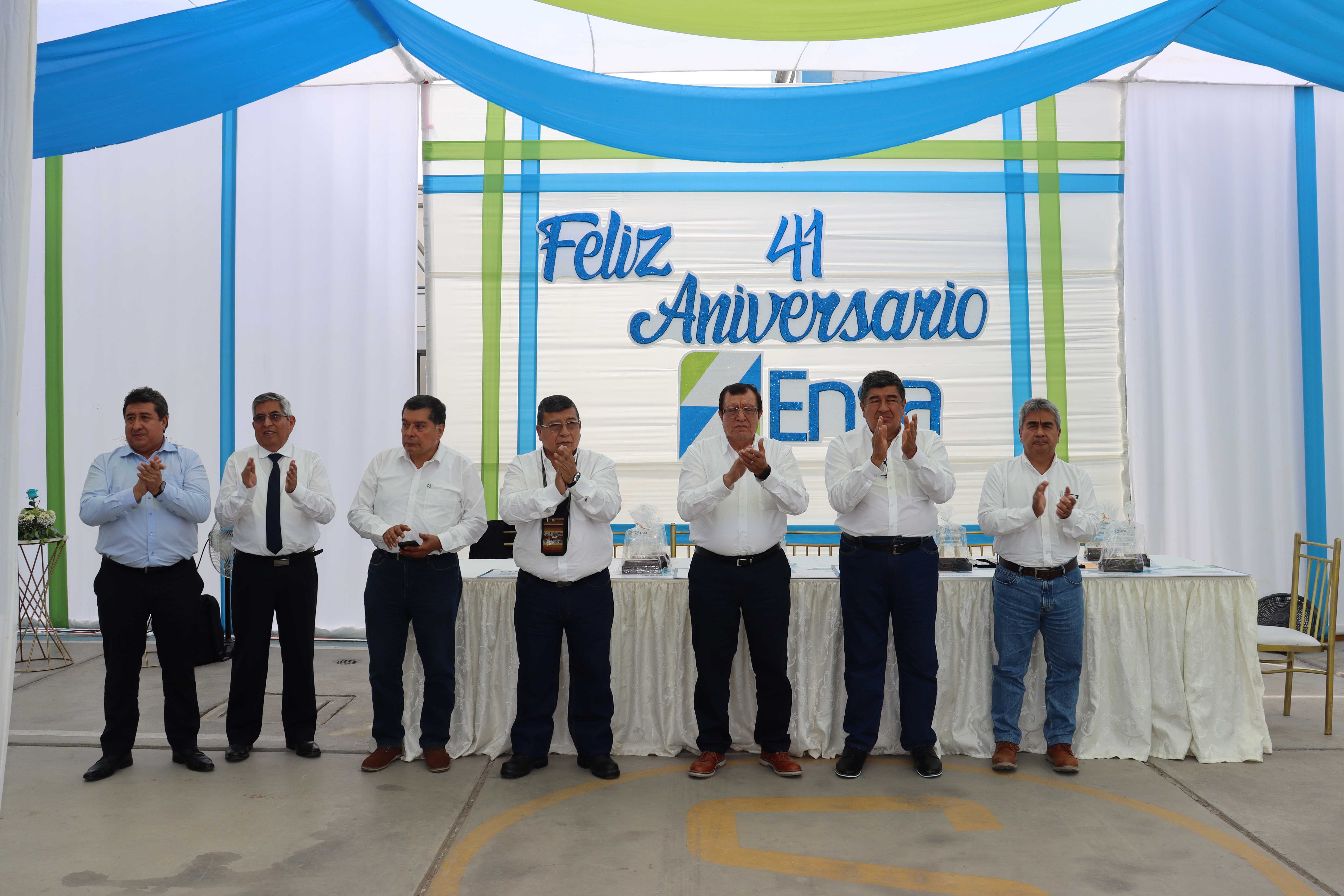 El presidente del Directorio del Grupo Distriluz, ingeniero José Bobadilla estuvo en el aniversario de Ensa en Chiclayo