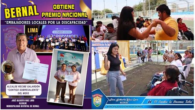 Alcalde de Bernal recibe máximo reconocimiento nacional por su trabajo con personas con Discapacidad.