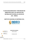 Vista preliminar de documento ANEXO RJ 199-2024-INDECI-Plan de Recuperación y Prevención de Siniestros para los Archivos del SIA-INDECI
