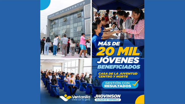 Más de 20 mil jóvenes 👩‍🎓👨‍🎓👩‍💻👨‍💻 crecieron y aprendieron en la Casa de la Juventud centro y norte con talleres, servicios 📖📚 y la Pre Muni🎓.