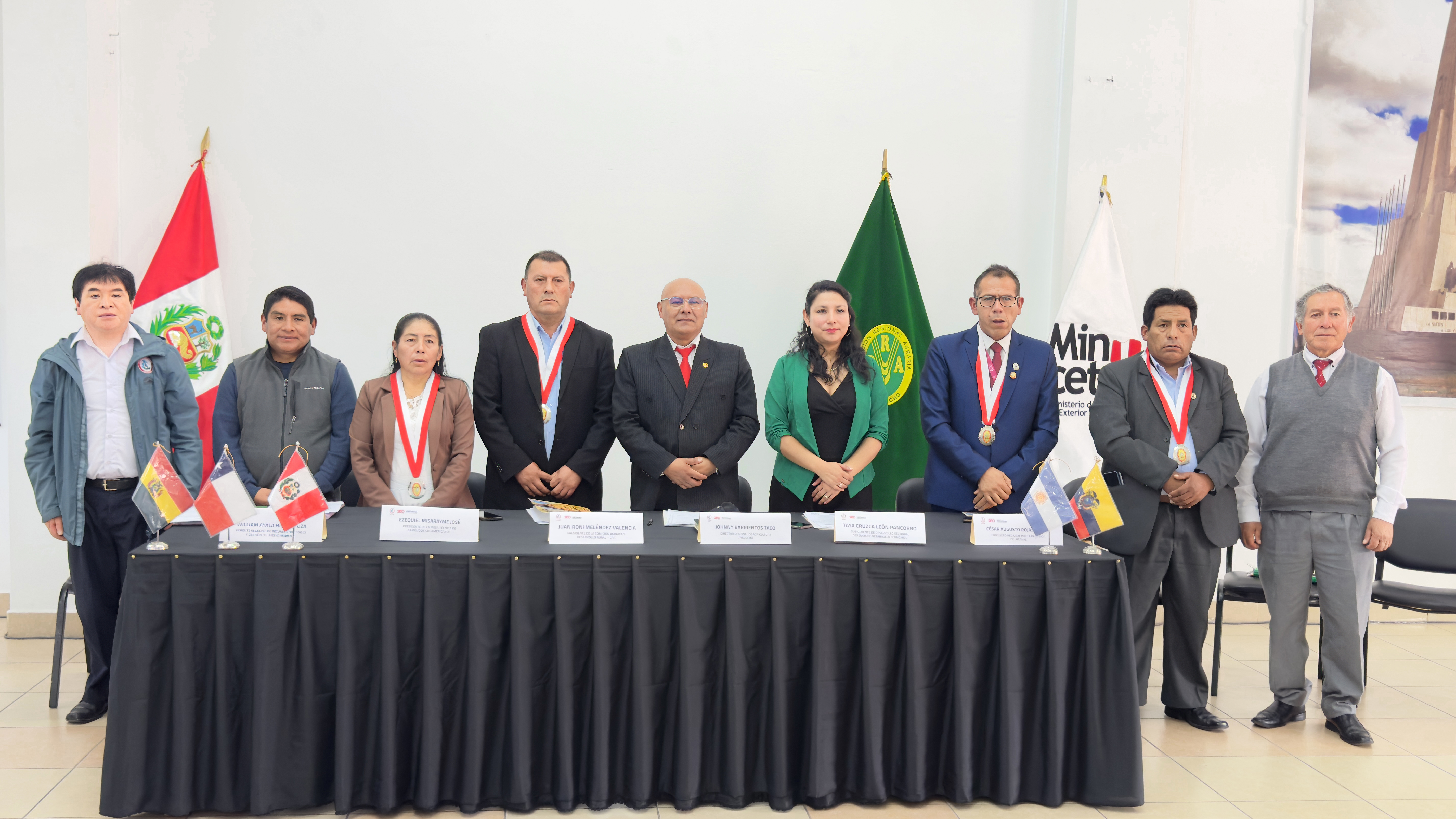 DRA Ayacucho presidió mesa técnica para fortalecer el sector de camélidos sudamericanos