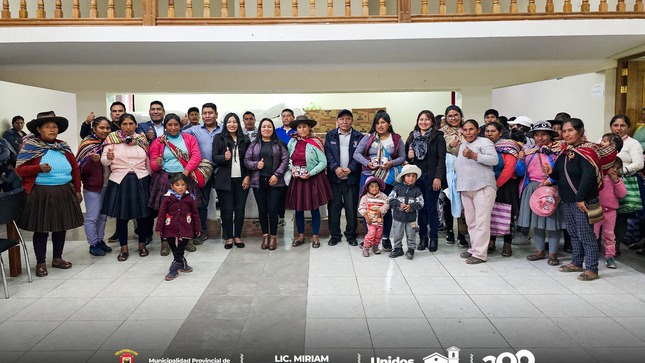 Archivo imagen de la MPP realizo entrega de Alimentos a los más de 1100 Beneficiarios del Programa de Vaso de Leche de Paucartambo