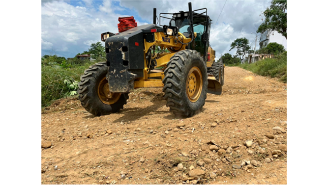Mejoramiento de vías en el sector Brisas del Shilcayo, parte alta de Tarapoto.