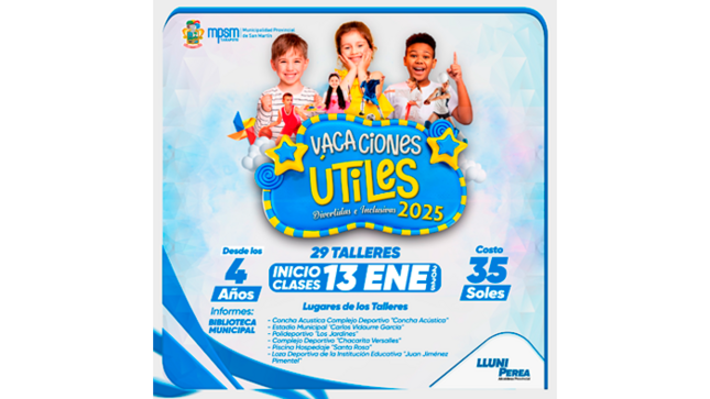 Vacaciones Útiles Divertidas e Inclusivas 2025. 