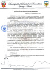 Vista preliminar de documento Resolución de Alcaldía