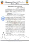 Vista preliminar de documento Resolución de Alcaldía