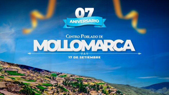 Archivo imagen de Aniversario Centro Poblado de Mollomarca