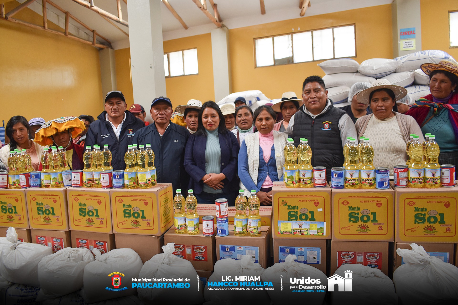 Archivo imagen de Por un Paucartambo sin Desnutrición: Se entregó productos balanceados a los Comedores Populares
