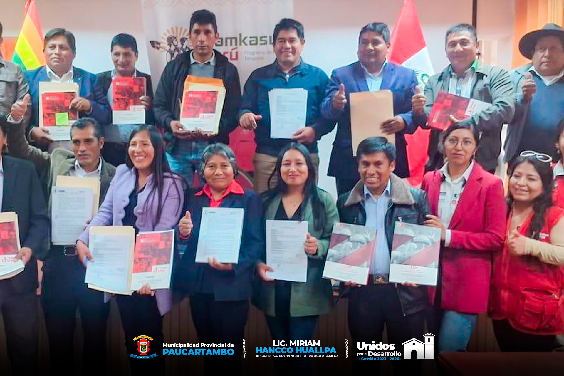 Archivo imagen de ¡Más trabajo para los Paucartambinos!, Firma de Convenio con Llankasun Perú lo hace posible.