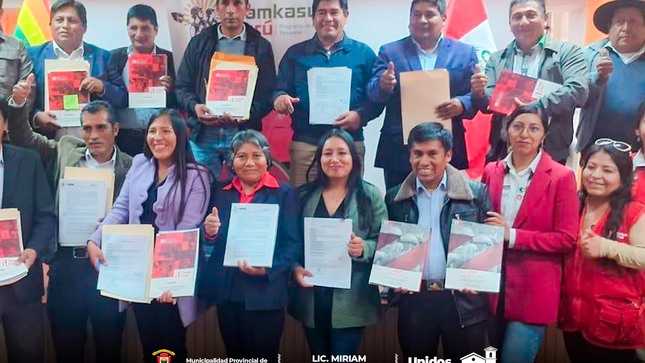 Archivo imagen de ¡Más trabajo para los Paucartambinos!, Firma de Convenio con Llankasun Perú lo hace posible.