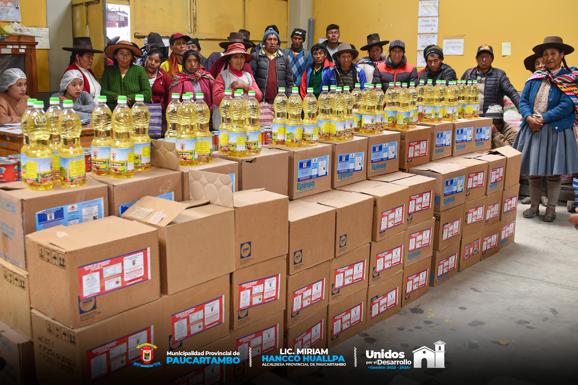 Archivo imagen de Se entregó Productos balanceados por segundo día concecutivo a los Comedores Populares