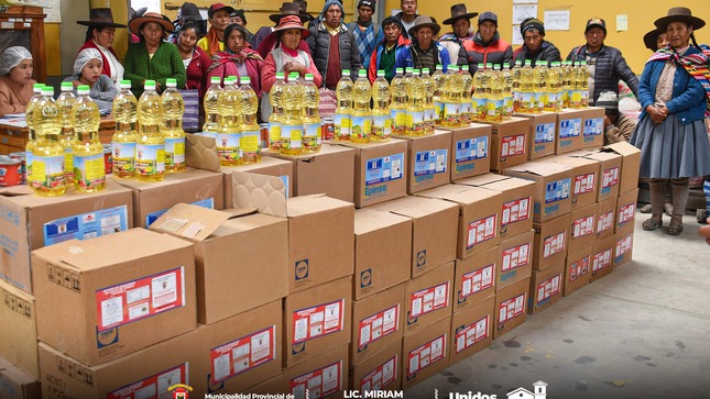 Archivo imagen de Se entregó Productos balanceados por segundo día concecutivo a los Comedores Populares 