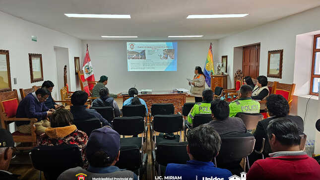 Archivo imagen de Reunión de Coordinación y Aprobación del Plan de Contingencia para la Celebración de la Virgen del Rosario Paucartambo 2024