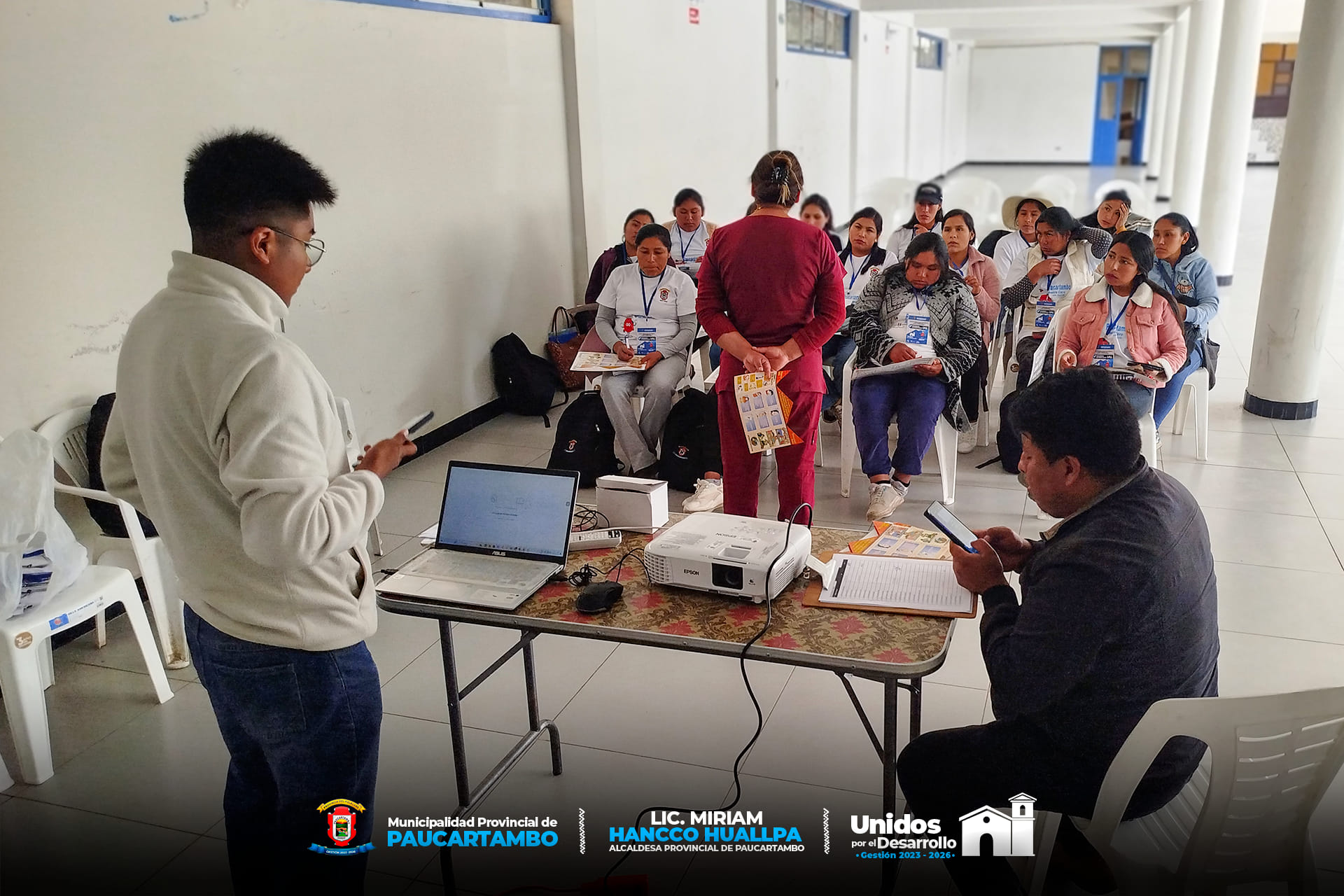 Archivo imagen de La Gerencia de Desarrollo Social en Coordinación con el Centro de Salud de Paucartambo, Realizaron el Curso de Capacitación para las Actoras Sociales