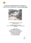 Vista preliminar de documento PLAN DE CONTINGENCIA FRENTE A LOS EFECTOS DE LA LLUVIA