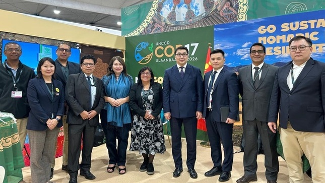 El Perú participó en la COP16 de la Convención de las Naciones Unidas de Lucha contra la Desertificación (CNULD)