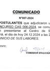 Vista preliminar de documento Comunicado N° 7