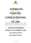 Vista preliminar de documento AGENDA DE SESIÓN DE CONSEJO REGIONAL N° 036-2024-CR/GRL
