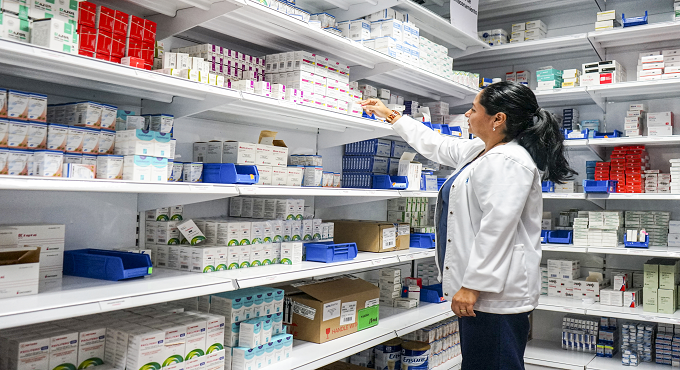 EsSalud mantiene abastecimiento de medicamentos con un nivel superior al 96% a nivel nacional