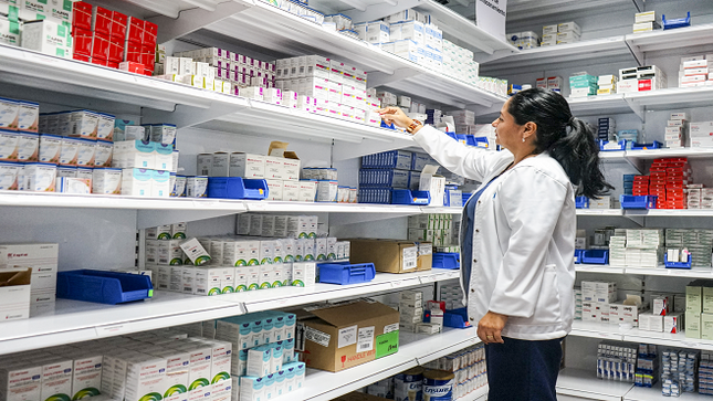 EsSalud mantiene abastecimiento de medicamentos con un nivel superior al 96% a nivel nacional