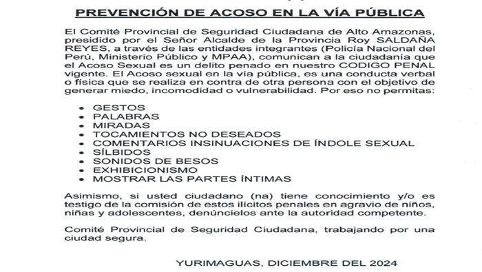 El Acoso Sexual es un delito penado en nuestro CODIGO PENAL vigente