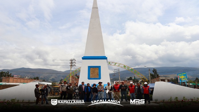 Sapallanga disfruta del renovado Óvalo de Miraflores