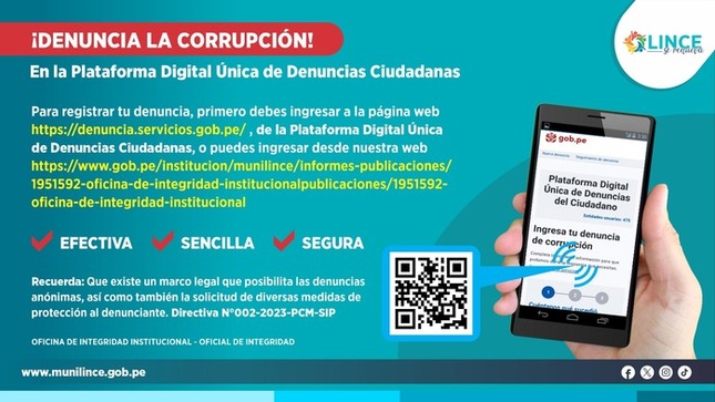 ¡Denuncia la corrupción!