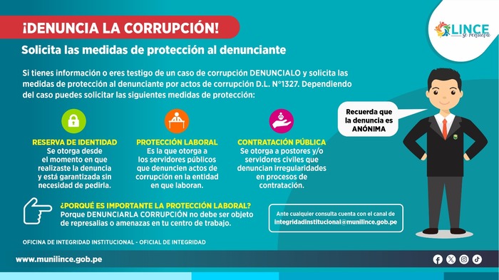 ¡Denuncia la corrupción!