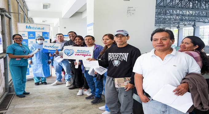 EsSalud: Más de 200 trabajadores de SERPAR recibieron atención médica preventiva en su centro laboral