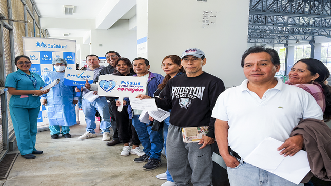 EsSalud: Más de 200 trabajadores de SERPAR recibieron atención médica preventiva en su centro laboral