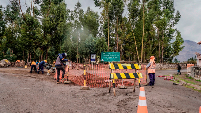 Avanzan Los Trabajos De Conducción, Instalación Y Conexión De Agua En El Proyecto Choquepampa