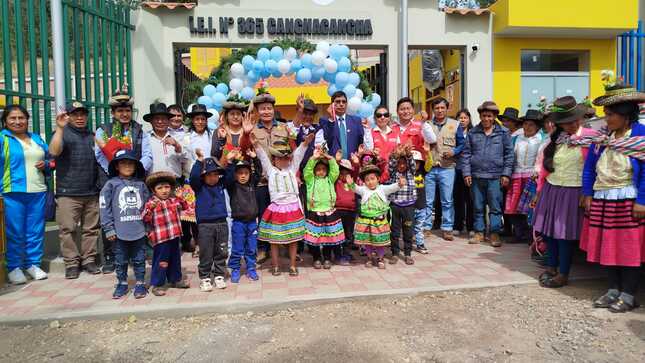 Con una inversión de S/ 20 938 788.11, la moderna infraestructura beneficiará a 41 estudiantes de nivel inicial.