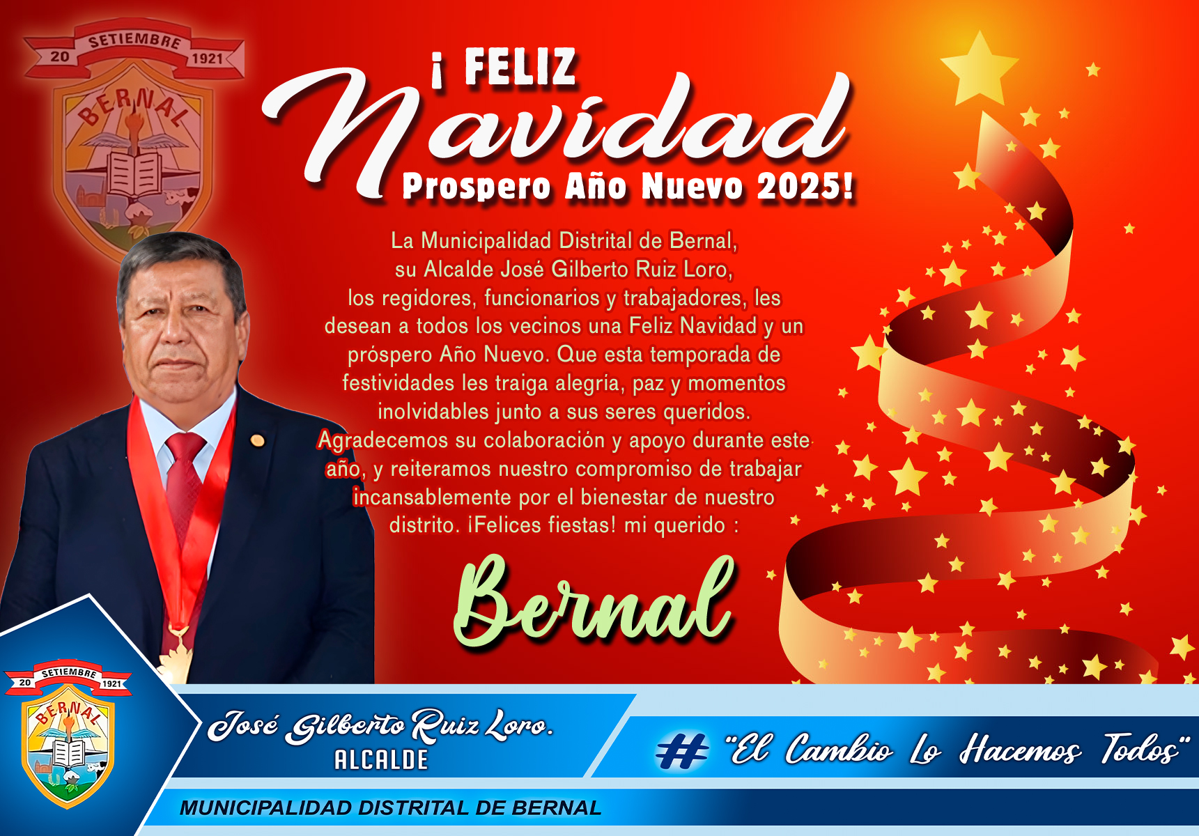Feliz navidad, Bernal