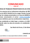 Vista preliminar de documento Comunicado entrega de trabajos JFEN