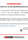 Vista preliminar de documento Comunicado de la programación de vacaciones de directivos con encargatura