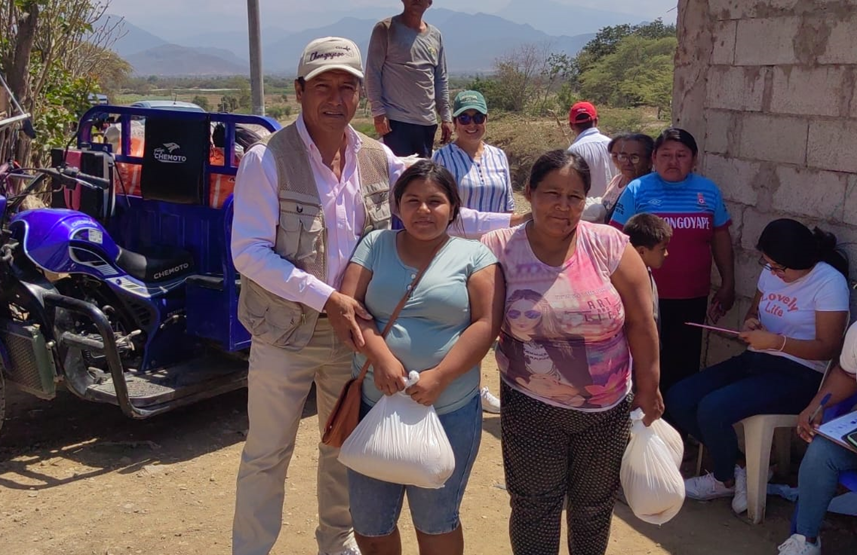 Archivo JPG de la donación de arroz en caseríos.