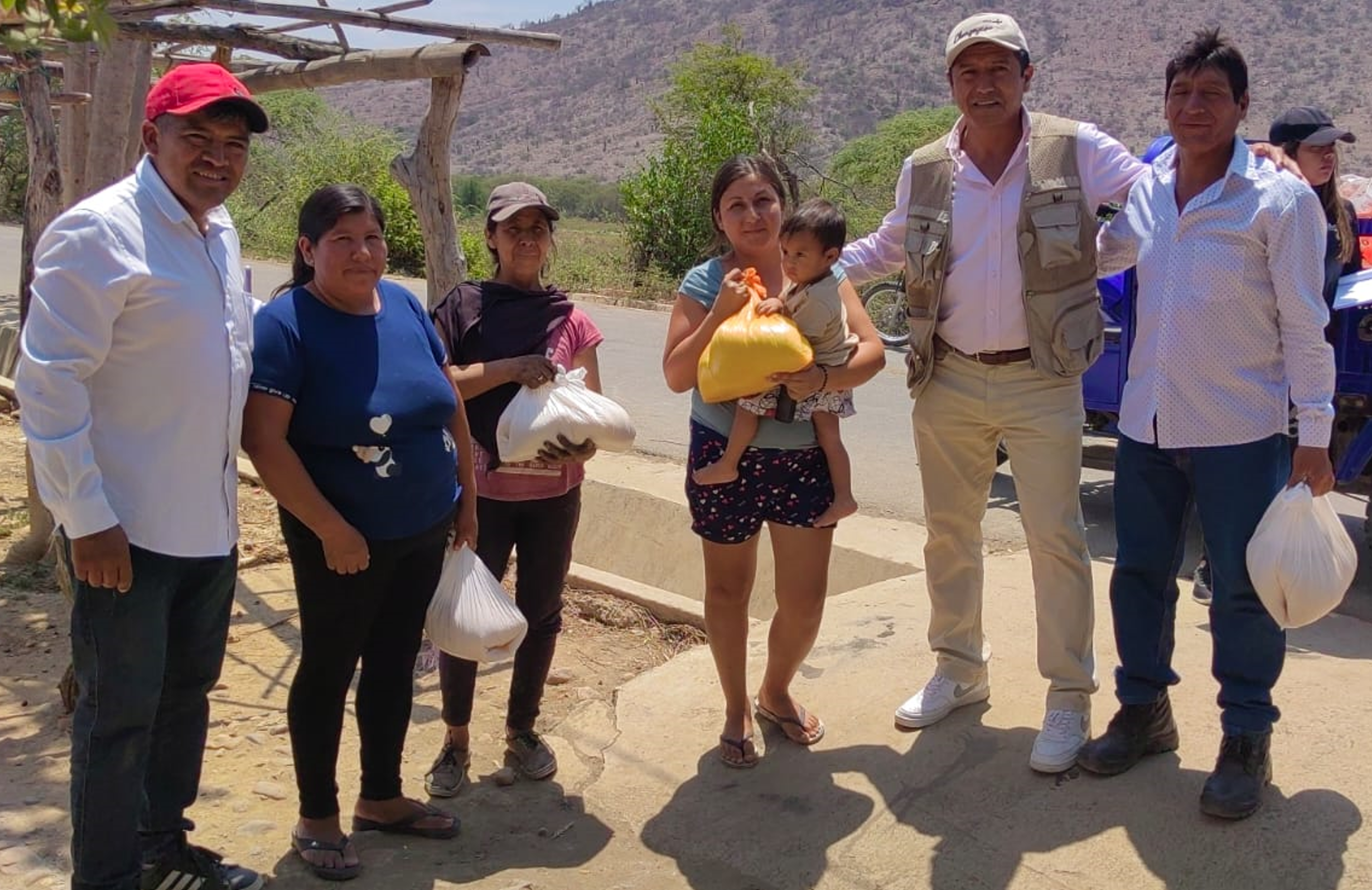 Archivo JPG de la donación de arroz en caseríos.