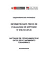 Vista preliminar de documento ITPES - Software de procesamiento de datos de levantamiento topográfico F 