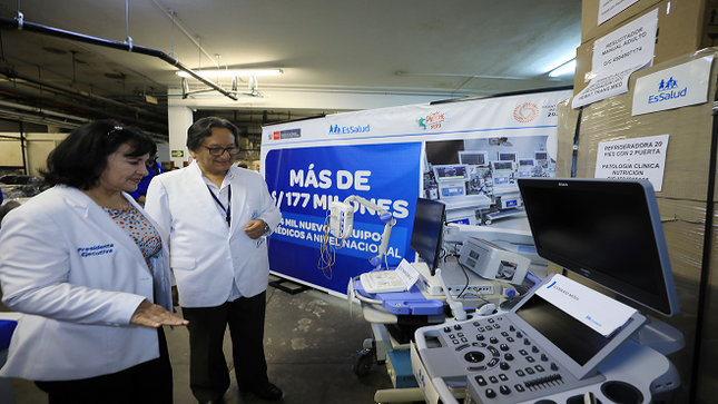 EsSalud fortalece sus servicios con equipos de última generación en Lima y regiones durante el 2024