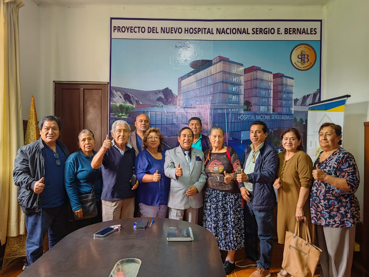 Reunión con la comunidad por HNSEB