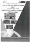 Vista preliminar de documento Plan Operativo Institucional POI 2025 consistenciado