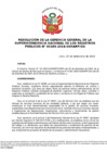 Vista preliminar de documento Resolución de la Gerencia General de la Sunarp N.° 288-2024-SUNARP/GG