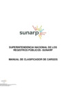 Vista preliminar de documento Manual Clasificador de Cargos - Sunarp