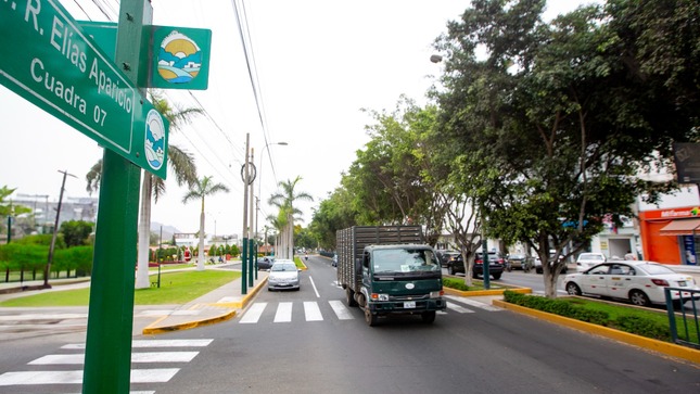 Municipalidad de Lima restringe el tránsito de vehículos pesados en la Av. Elías Aparicio