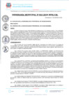Vista preliminar de documento Ordenaza muinicipal N° 023-2024-MPH-CM
