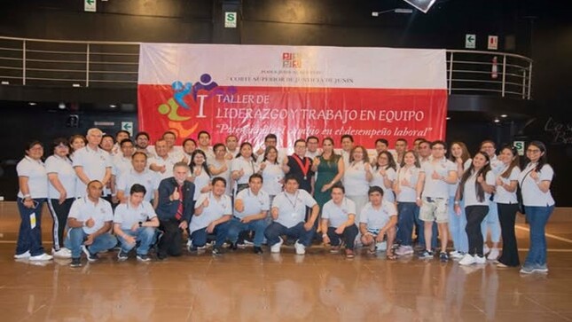 Responsables administrativos de la corte de Junín participaron en taller de Liderazgo y Trabajo en Equipo