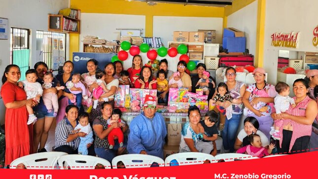 Compartir navideño en el Puesto de Salud de Olof Palme